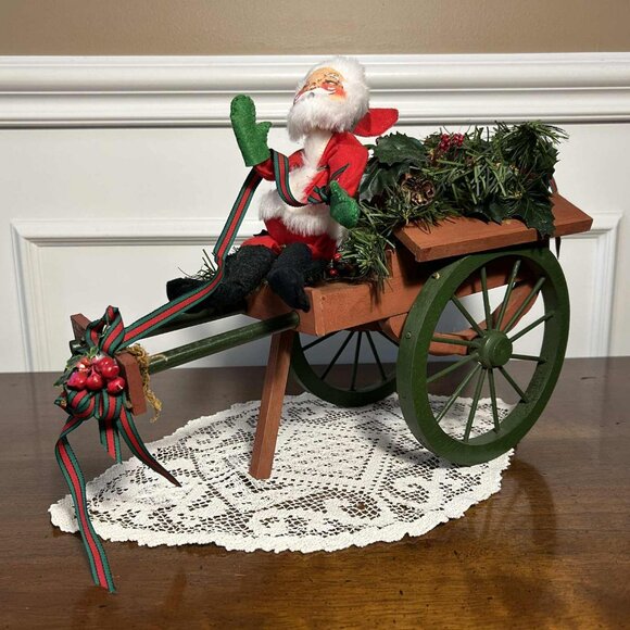 MCM Annalee Santa doll Holiday centerpiece - Picture 4 of 11